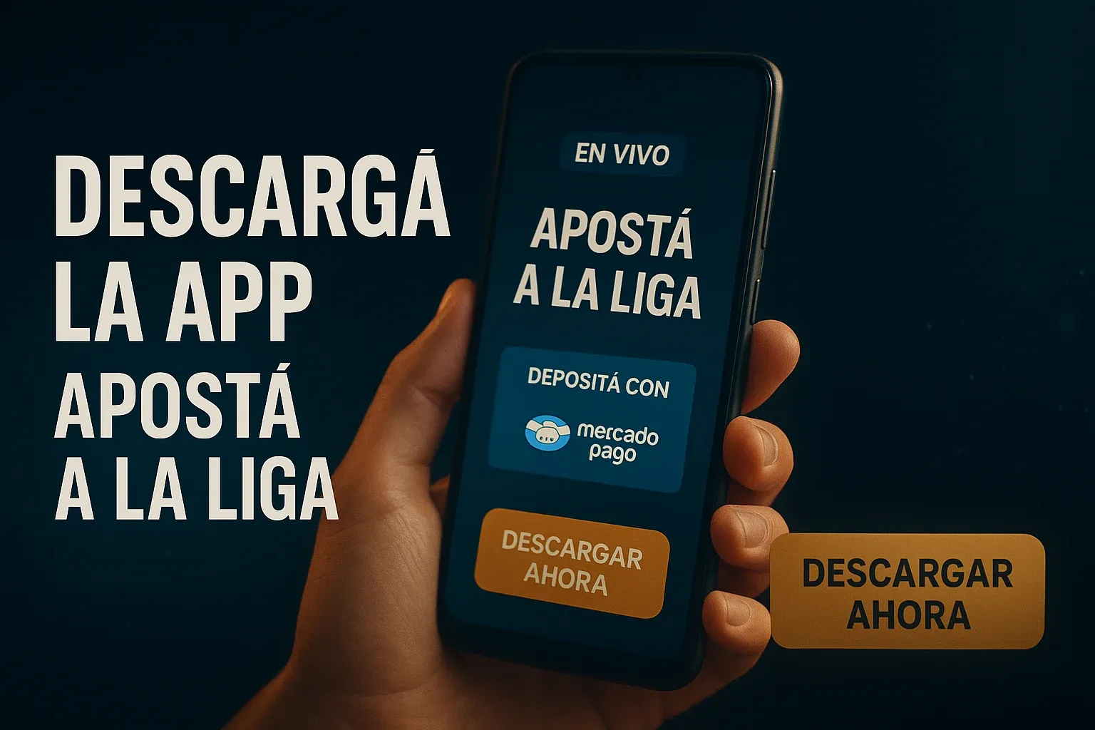 Banner de apuestas: descargá la app y apostá a la liga en Android
